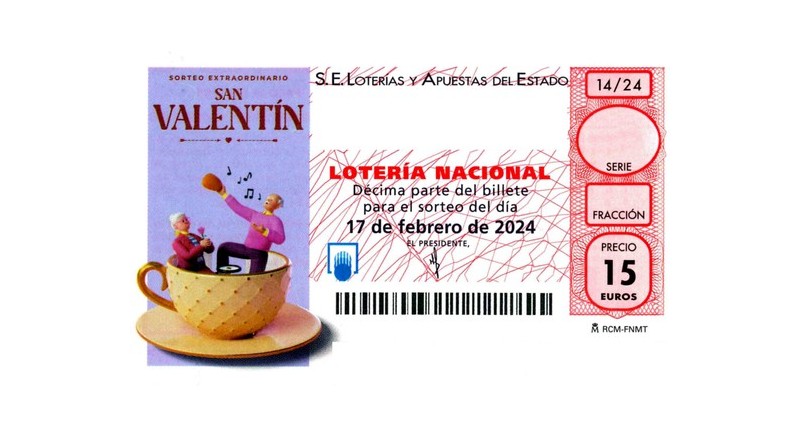 Lotería Nacional para el Sorteo de San Valentín - La 7 de la Suerte